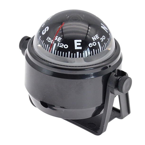 de brújula para coche, impermeable automotriz, montaje precisión, guía de dirección de navegación para barco, camión marino, , negro