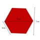 thumbnail image 4 of Espejo de pared hexagonal autoadhesivo de papel, pegatina de pared para espejo, decoración del hogar, costura, espejo de cuerpo completo, suave, 4 of 5