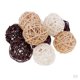 thumbnail image 5 of 20pcs 5cm Bolas De Mimbre De Ratán Hogar Navidad Boda Artesanía Decorativa, 5 of 5