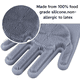 thumbnail image 4 of Guantes de esponja para lavar platos, de silicona, reutilizables, resistentes al calor, para limpieza del hogar, cocina, baño, lavado de coches. 1 par., 4 of 5