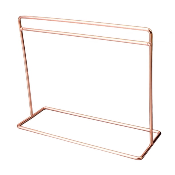 Estante de Ropa de Casa de Muñecas, Accesorios de Casa de Muñecas, Estante de Ropa en Miniatura para Lavadero de Dormitorio, Decoración de Casa de Muñ oro rosa