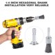 thumbnail image 4 of Juego de cepillos de alambre WUBOECE de acero con alto contenido de carbono para taladro, 10 piezas, 4 of 7