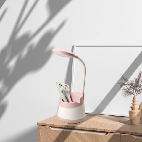 Genérico - Lámpara Mesa Bolígrafo Bisagras Oficina Recargable Usb Lau