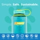 thumbnail image 2 of Botella de agua Nalgene Sustain Tritan sin BPA 946 ml Cerulean, 2 of 5