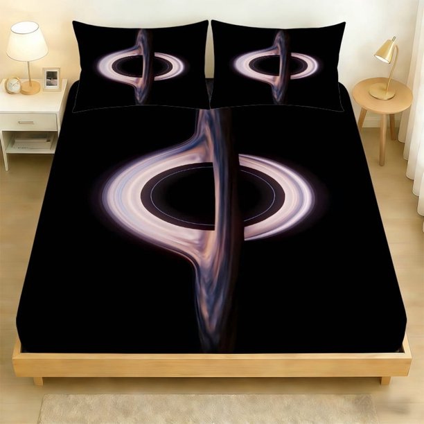 3pcs Treble Clef Art Pattern Print Three-Piece Set Soft And Skin-Friendly Polyester Fabric