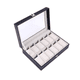 thumbnail image 1 of Caja Organizador De Relojes Estuche 12 Espacios Exhibidor Porta Reloj Negro Maletin Joyero Qatarshop Relojeria Maleta Ecocuero, 1 of 2