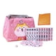 thumbnail image 5 of Juego de Mahjong Chino Portátil con Estuche de Viaje Juego de Actividades Cerebrales de Ocio Juegos de Azulejos Clásicos Juego de Mahjong de Viaje Par Rosado, 5 of 5