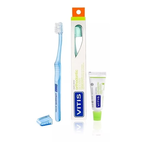 Cepillo De Dientes Vitis Manual Orthodontic Suave