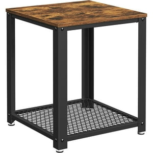 Casa Vinte - Mesa Lateral Auxiliar Velador Umea Estilo Industrial