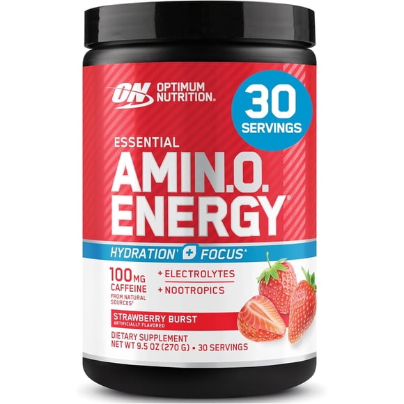 Aminoacidos Optimum Nutrition Amino Energy BCAA 270g Frutilla