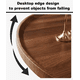 thumbnail image 4 of Juego Mesas Centro Redonda Living Madera Moderna 80cm y 60cm, 4 of 6