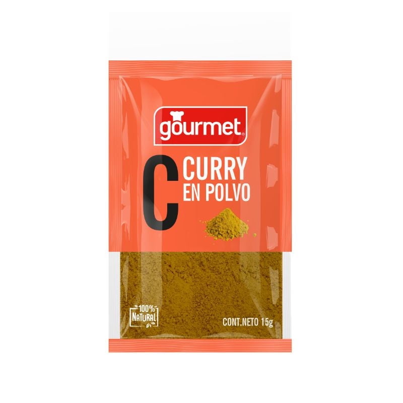 Curry En Polvo Bolsa 15 g Gourmet