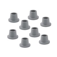 Ioensy - 8 Piezas De Patas De Silla De Ducha, Puntas De Patas De Silla De Ducha Grises Para Banco De Transferencia De Bañera