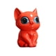 thumbnail image 3 of Mini Estatua De Gato Estatuilla Escultura De Resina Artesanía Divertida Para Escritorio Oficina Hogar Rojo, 3 of 5
