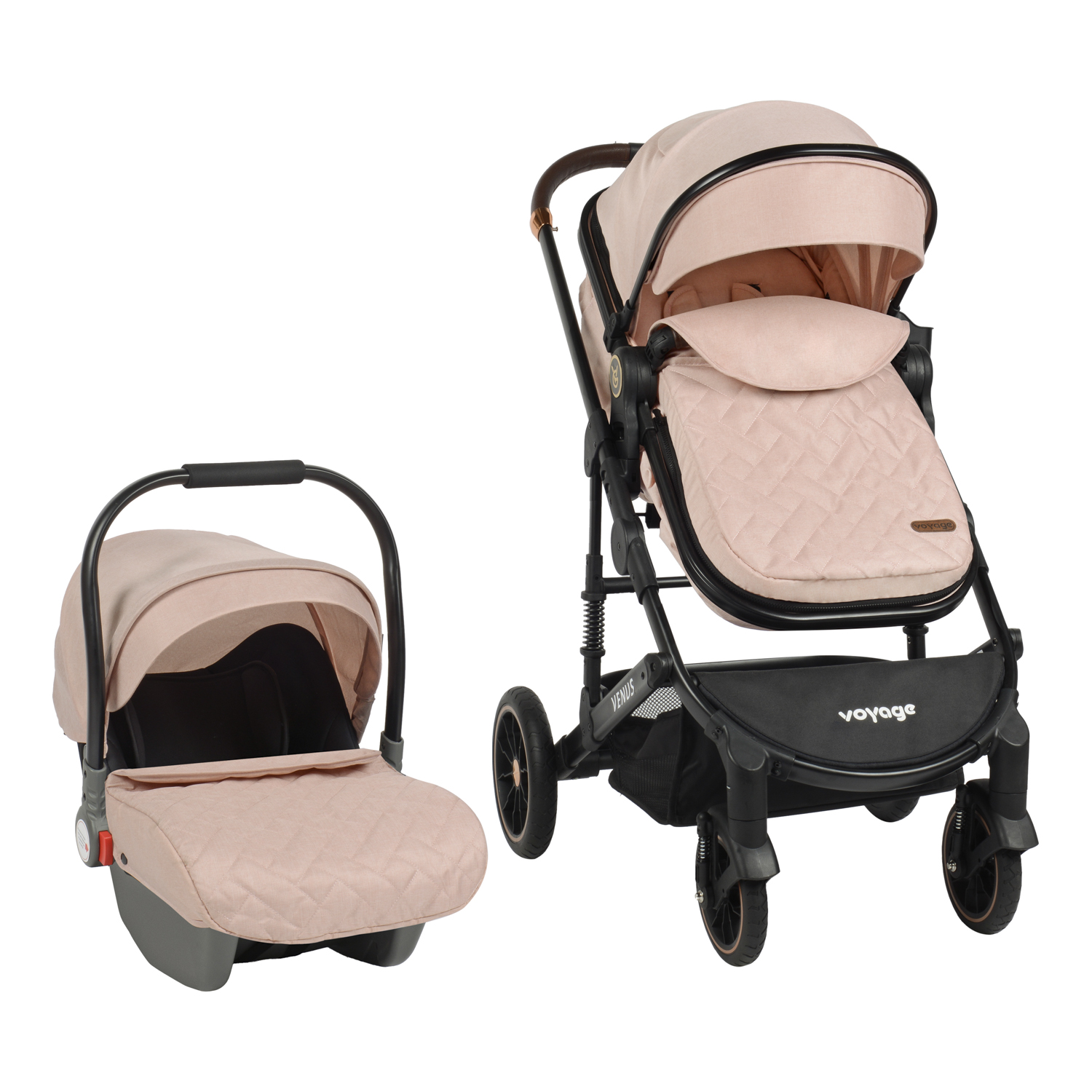 Voyage - Coche Travel System Venus Kaki 2 En 1