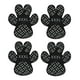 thumbnail image 1 of 4 Piezas Almohadillas Para Patas De Perro Calzado Para Mascotas Botines Calcetines Pegatinas Para Pies Antideslizantes Para Perros XXXL Negro, 1 of 3
