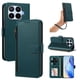 thumbnail image 1 of Funda con Billetera para [Xiaomi 17T] con Bolsillo Zipper y Tarjetero Verde pavo real, 1 of 6