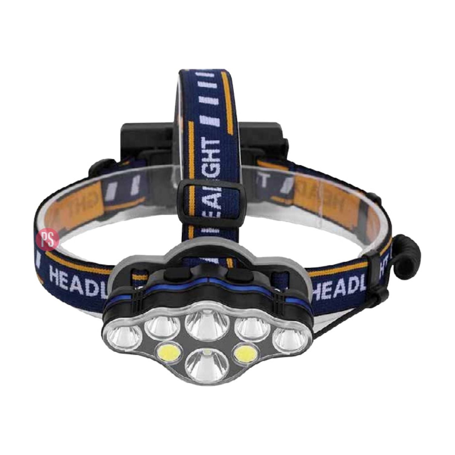 Tecnolab - Linterna Led Cabeza 8 Luces Led Recargable - Ps