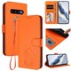 thumbnail image 2 of Funda Volteable tipo Billetera con Correa para Samsung Galaxy S10, Naranja, 2 of 6