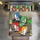 thumbnail image 3 of Juego de funda nórdica Castle Craers, juego de ropa de cama de 3 piezas, juego de funda de edredón decorativa, 3 of 3