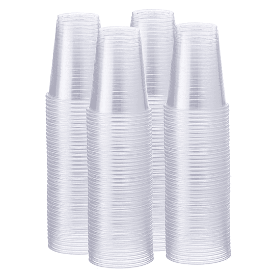 Genérica - Vasos Plásticos 16oz Desechables Pack 50und Cotillón Vaso Transparente