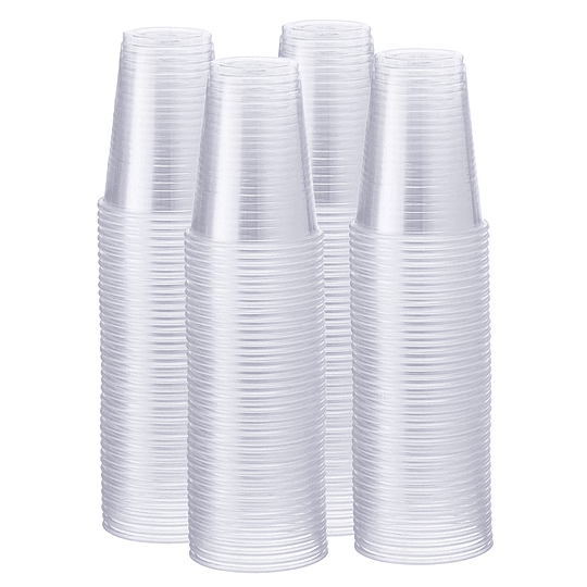 Genérica - Vasos Plásticos 16Oz Desechables Pack 50Und Cotillón Vaso Transparente