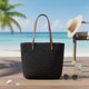 thumbnail image 2 of Bolso Playero de Rafia 23 L con Tirantes Largos, 2 of 7