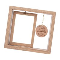 Ioensy - Marco De Fotos Conmemorativo Para Perros Y Gatos, De Madera, Giratorio, Para Mesa, Para Fotos De Perros