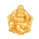 thumbnail image 3 of Estatuas de Buda de Resina, Escultura Estatuilla en Miniatura Buena para Colección de Escritorio Decoración de Sala de Té Del Salpicadero , Oro, 3 of 5