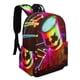 thumbnail image 2 of DJ Marshmello-theme Backpack, Campus style schoolbag Bookbag with Adjustable Shoulder Straps And Large Zip Compartment, Unisex Travel Bags.42x30x15cm, 2 of 6