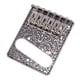 thumbnail image 1 of Roller Saddle Bridge Con Orificio De Recogida De Una Sola Bobina Para Tl Guitar Silver, 1 of 5