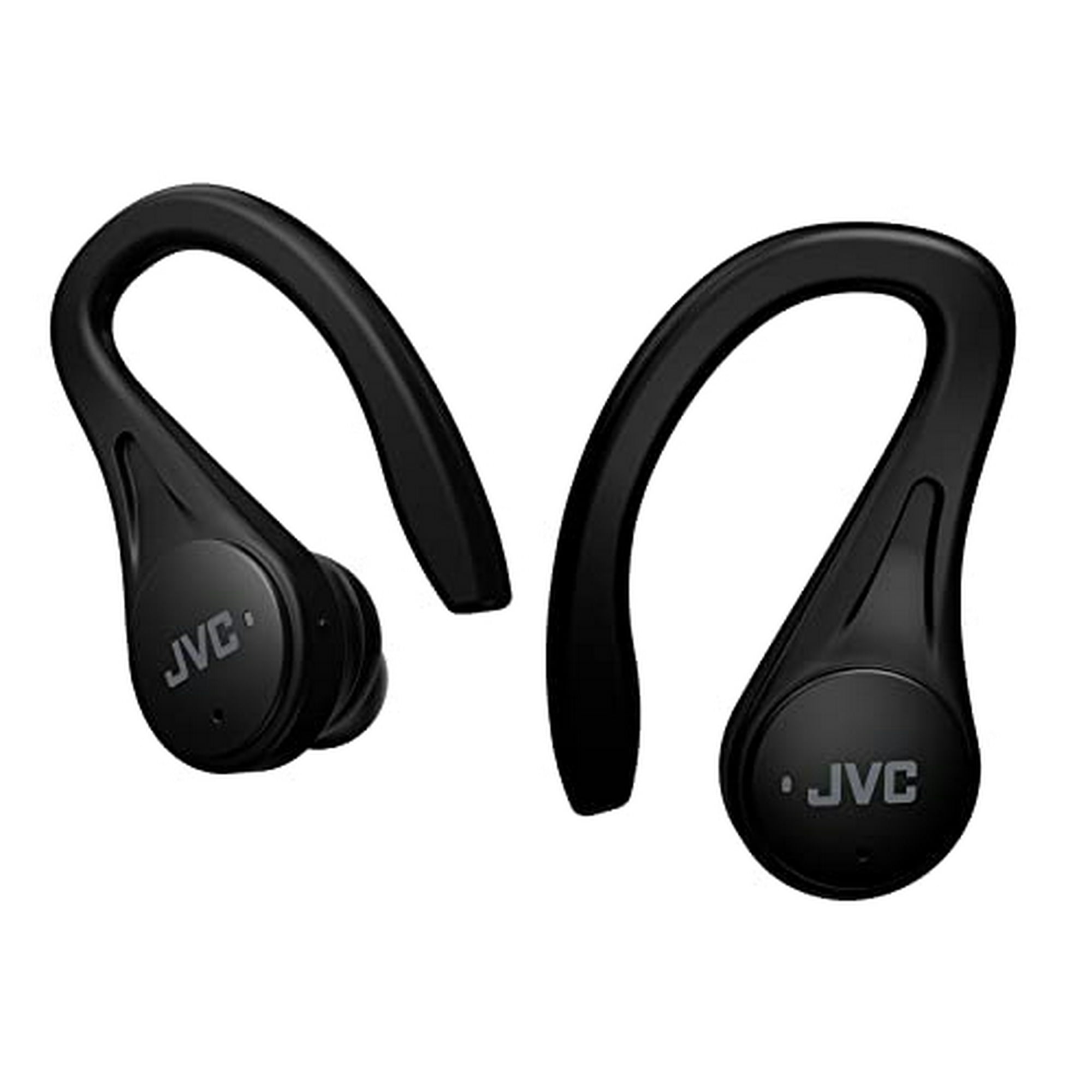 Auriculares Inalámbricos Jvc Sport Ligeros Y Compactos Batería Larga Duración Hasta 30h Resistencia Al Agua Ipx5 Haec25tb Negro