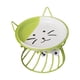 thumbnail image 4 of Cuenco De Cerámica Para Mascotas, Cuenco De Agua Para Alimentos Para Mascotas, Comedero Elevado Para Gatos, Cuenco Para Perros Y Gatos, Verde, 4 of 5