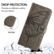 thumbnail image 4 of Funda cartera mariposa para Motorola Moto G67 Power con soporte y ranuras para tarjetas Gris, 4 of 6