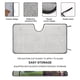 thumbnail image 2 of Dragon Quest Parasol para Parabrisas Delantero Protector Plegable, Visera Solar para Auto Bloquea Rayos UV Mantiene tu Vehículo Fresco 130cm*70cm, 2 of 6