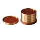thumbnail image 3 of Juego De 6 Posavasos De Madera Para Regalo, Protección De Mesa Para Oficina, Sala De Estar, Cocina, Color Rojo, 3 of 3