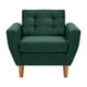 thumbnail image 1 of Sofa Bote 1c Felpa 04 Verde Botella, 1 of 6