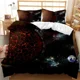 thumbnail image 1 of v1666 Bed Sheets Planet Duvet Cover Universe Twin Bedding Set Solar System Outer Space Quilt Cover Starry Sky Astronomy Polyester Bedding Set 3-Piece Bedding Set (1 Duvet Cover + 2 Pillow Shams) Bed S, 1 of 5