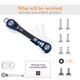 thumbnail image 4 of Llavero organizador de 14 llaves azul EM Premium Products, 4 of 6