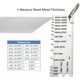 thumbnail image 3 of Calibrador Espesor Metal Weldingstop 229895 Acero Inox, 3 of 3