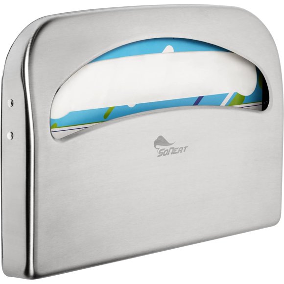 Dispensador de fundas para asientos de inodoro SonEat de acero inoxidable
