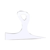 Ioensy - Plantilla De Enrutador De Mango De Tabla De Cortar De Acrílico Plantilla De Mango De Acrílico Transparente Estilo A