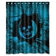 thumbnail image 1 of Cortina de ducha con diseño de calavera y árbol de noche azul, juego de cortina de baño con ganchos, tamaño 60 x 72 pulgadas, 1 of 3