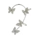 thumbnail image 4 of Clip Pendiente Mariposa Ear Cuff Clip Para Uso Diario Amantes Plata Izquierda, 4 of 5