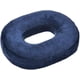 thumbnail image 1 of Cojín ortopédico en forma de anillo de espuma viscoelástica, con forma de donut para aliviar el dolor de hemorroides y coxis, apto para silla de ruedas, asiento de coche, hogar u oficina (azul marino), 1 of 6