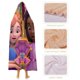 thumbnail image 4 of Poder de Princesa Manta Capa con Capucha Anti-Bolitas, Manta de Lana Ártica Suave, Manta Portátil de Felpa Ligera y Lujosa, Poncho para Siesta en Casa y Oficina, 100*130cm, 4 of 6