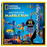 Blue Marble - Marble Run National Geographic Con Elevador Motorizado, 95 Piezas