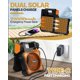 thumbnail image 4 of Ventilador solar para camping Maraiss de 22000 mAh con luz LED de 5 velocidades, 4 of 7