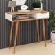 thumbnail image 2 of Arrimo Ra22Arr 1 Cajón 1 Nicho Patas De Madera Miel - Blanco, 2 of 5