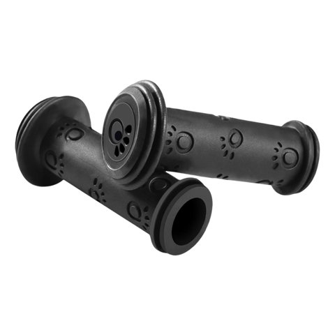 Magideal - Empuñaduras De Goma Para Manillar De Bicicleta, Empuñaduras De Manillar De Bicicleta De Repuesto Más Cortas Y Suaves De 0,87 Pulgadas Para Niños, Negro